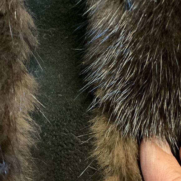 WOW!  Vintage Chocolate mink fur leather coat.  60’s or 70’s. - Picture 7 of 10